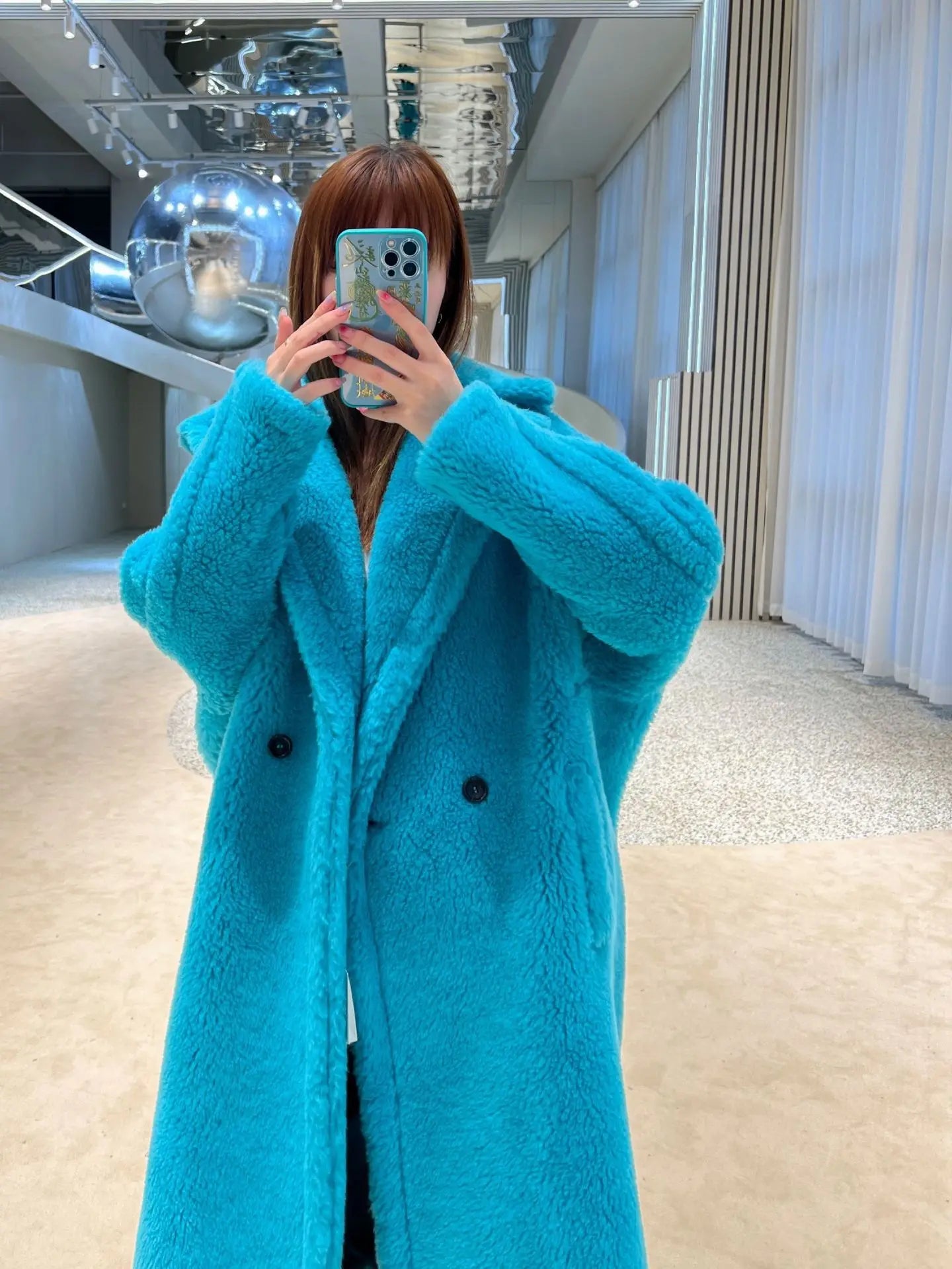 Teddy Bear Coat Women Winter Alpaca Loose Warm Coat Camel Wool Coat Female Classic Casual Lapel Milk White Oversized Loose Coat