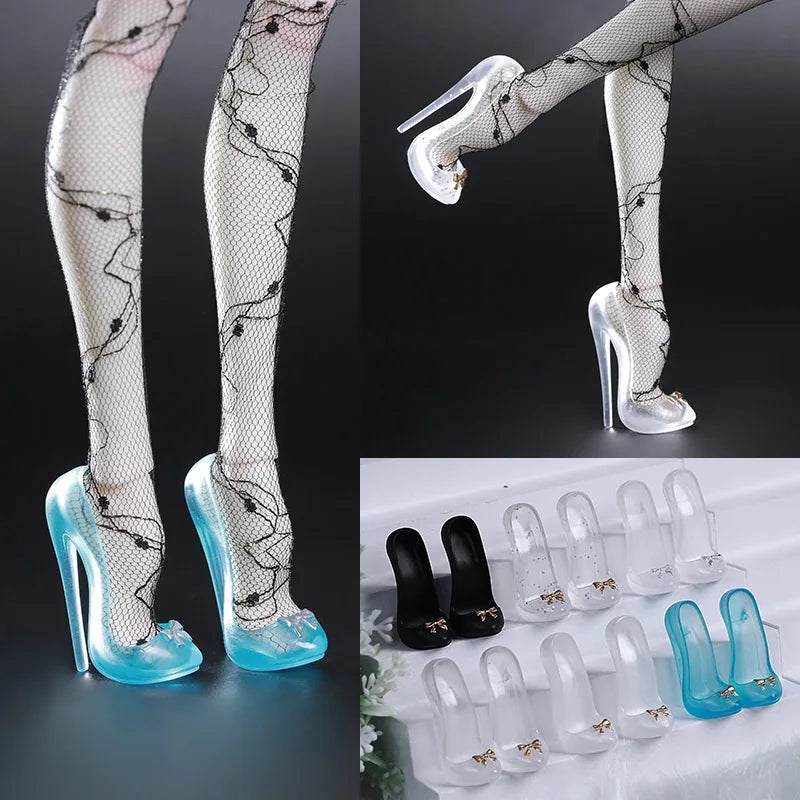 New bjd Shoes for 1/4 phyllis beth kunis winona Doll body about 6.3cm popovy sister lillycatn high heels resin material WXS4-121