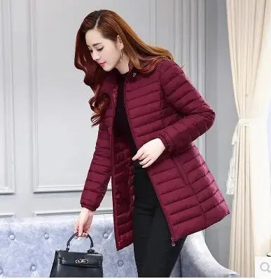 Veste d'hiver pour femme, manteau à capuche amovible, nouveau manteau coréen en coton épais, long, slim et chaud, vêtements d'extérieur pour femmes, 6XL,