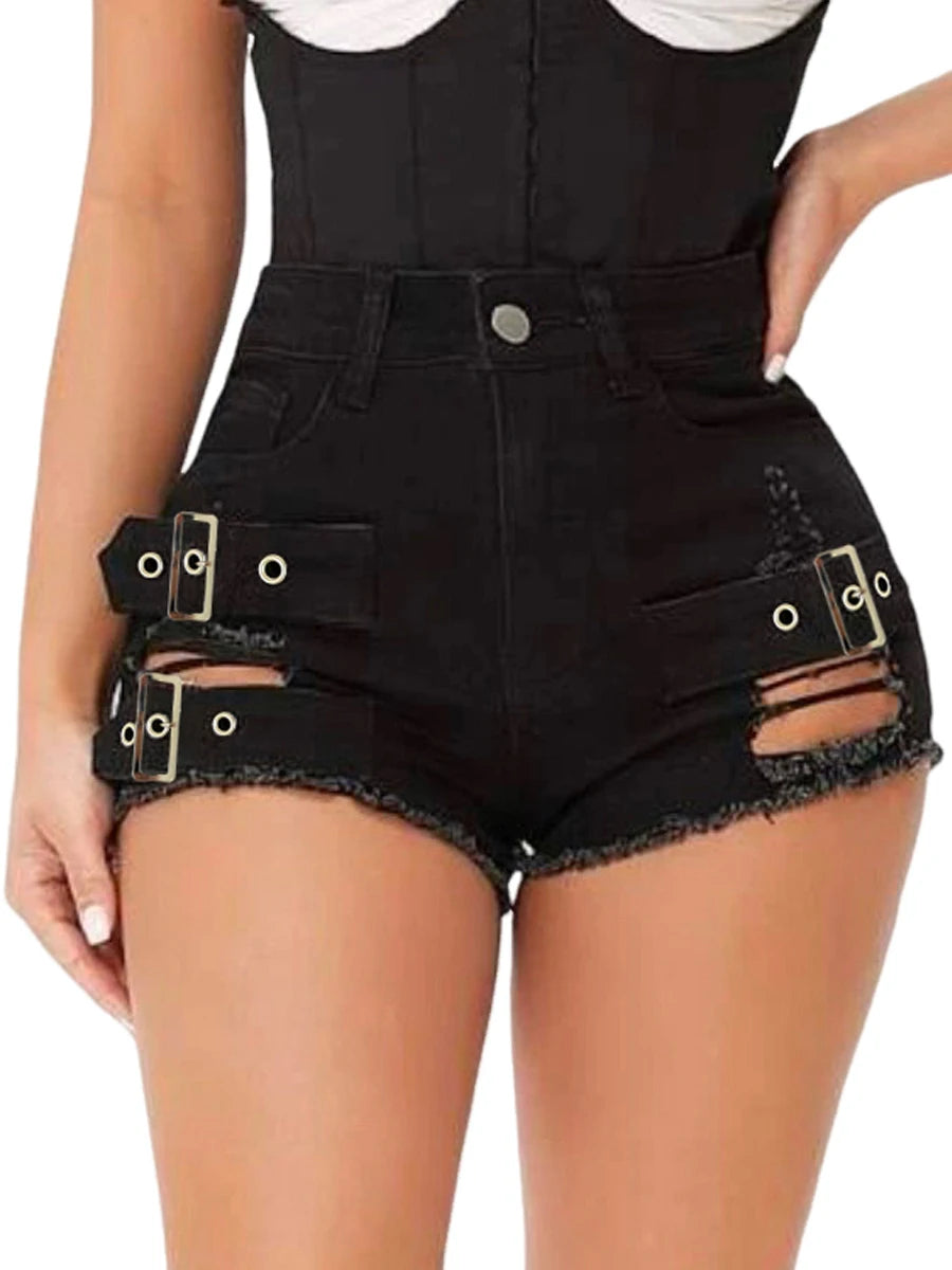 nouveau pantalon sexy taille basse trou été ouvert hanche pantalon chaud super shorts vêtements de plage pantalons décontractés femmes jeans shorts