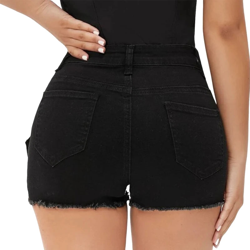 nouveau pantalon sexy taille basse trou été ouvert hanche pantalon chaud super shorts vêtements de plage pantalons décontractés femmes jeans shorts