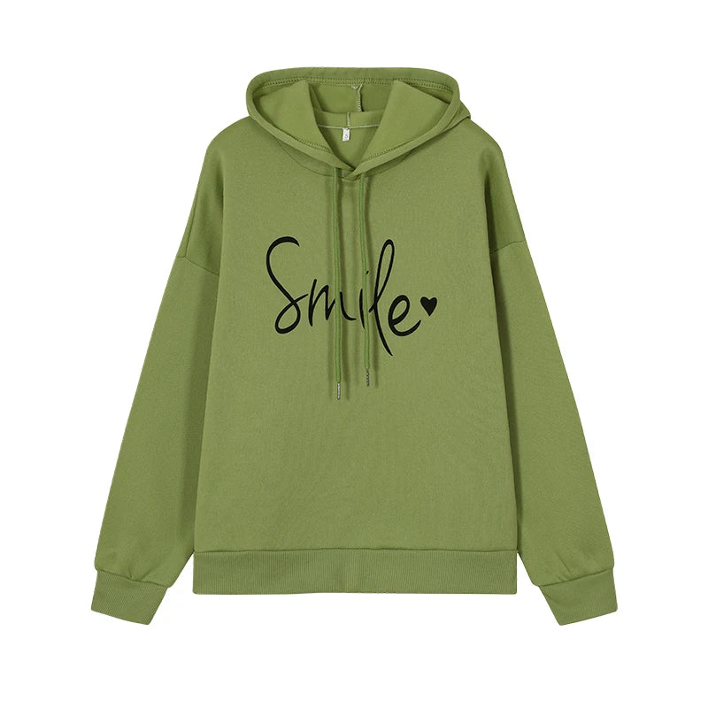 Fashion Trend Pullover Simple Round Neck Shirt Long-sleeved Lettered Loose Sweater