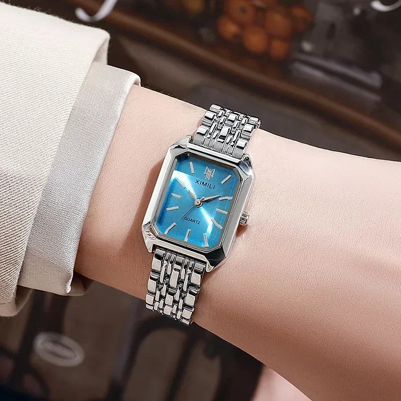 Women Watch Light Luxury Brand Stainless Steel Ladies Business Watches Female Student Fashion Quartz Wristwatches