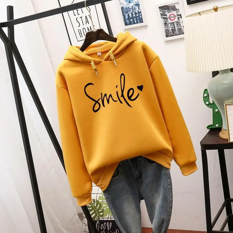 Fashion Trend Pullover Simple Round Neck Shirt Long-sleeved Lettered Loose Sweater