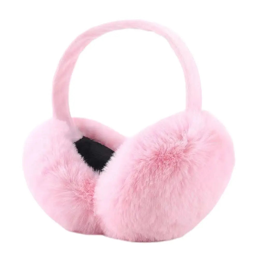 Fashion Winter Foldable Warm Ear Muffs Fluffy Cosy Thicken Warm Plush Earmuffs Soft Casual Ear Protection Ear Muffs