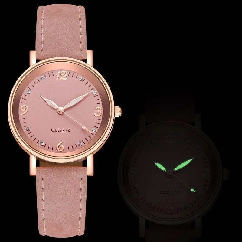 Watches for Women Leather Band Luxury Watches Quartz Watch Casual Bracelet Watch for Women