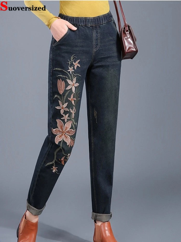 Summer High Waist Ankle-length Straight Jeans Women Wide Leg Denim Pants Casual Pantalones Oversize 70kg Trousers Blue Vaqueros