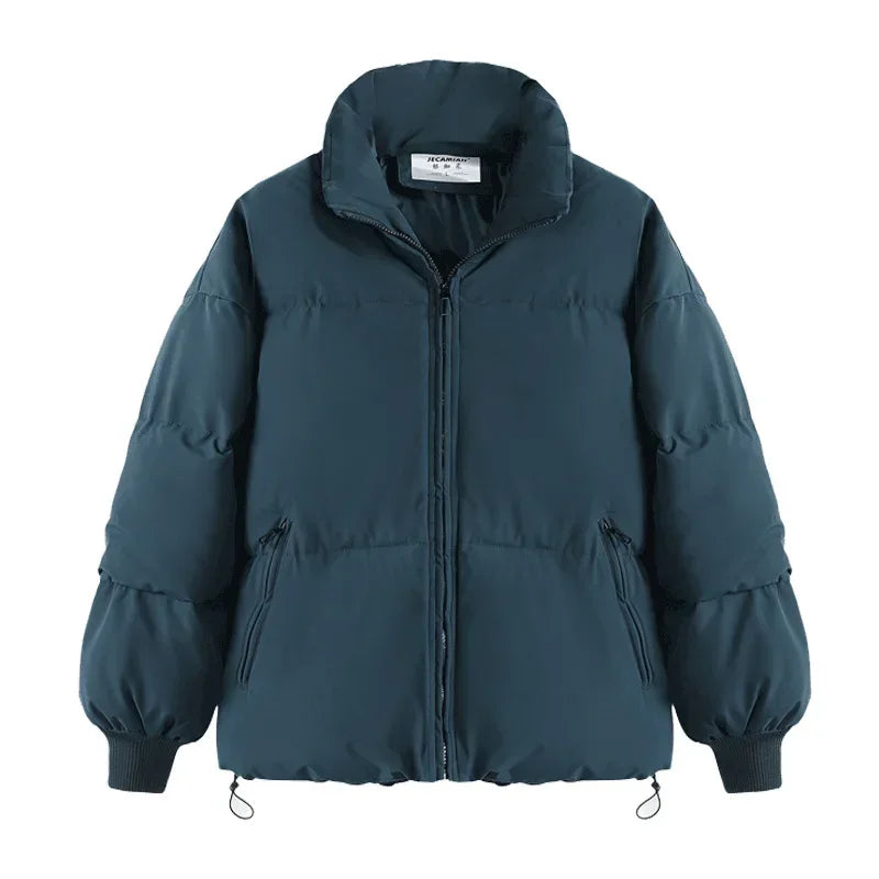 Parkas Femmes Manteau Veste Automne Hiver Garder Au Chaud Doudoune Col Montant Harajuku Vêtements D'extérieur Lâche Gilet Rembourré Coréen Automne 2025