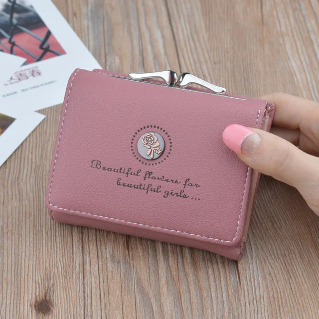 Small Women Wallet Short Women's Wallet Card Holder Girls Mini Woman Fashion Lady Coin Purse for Female Clutch Bag