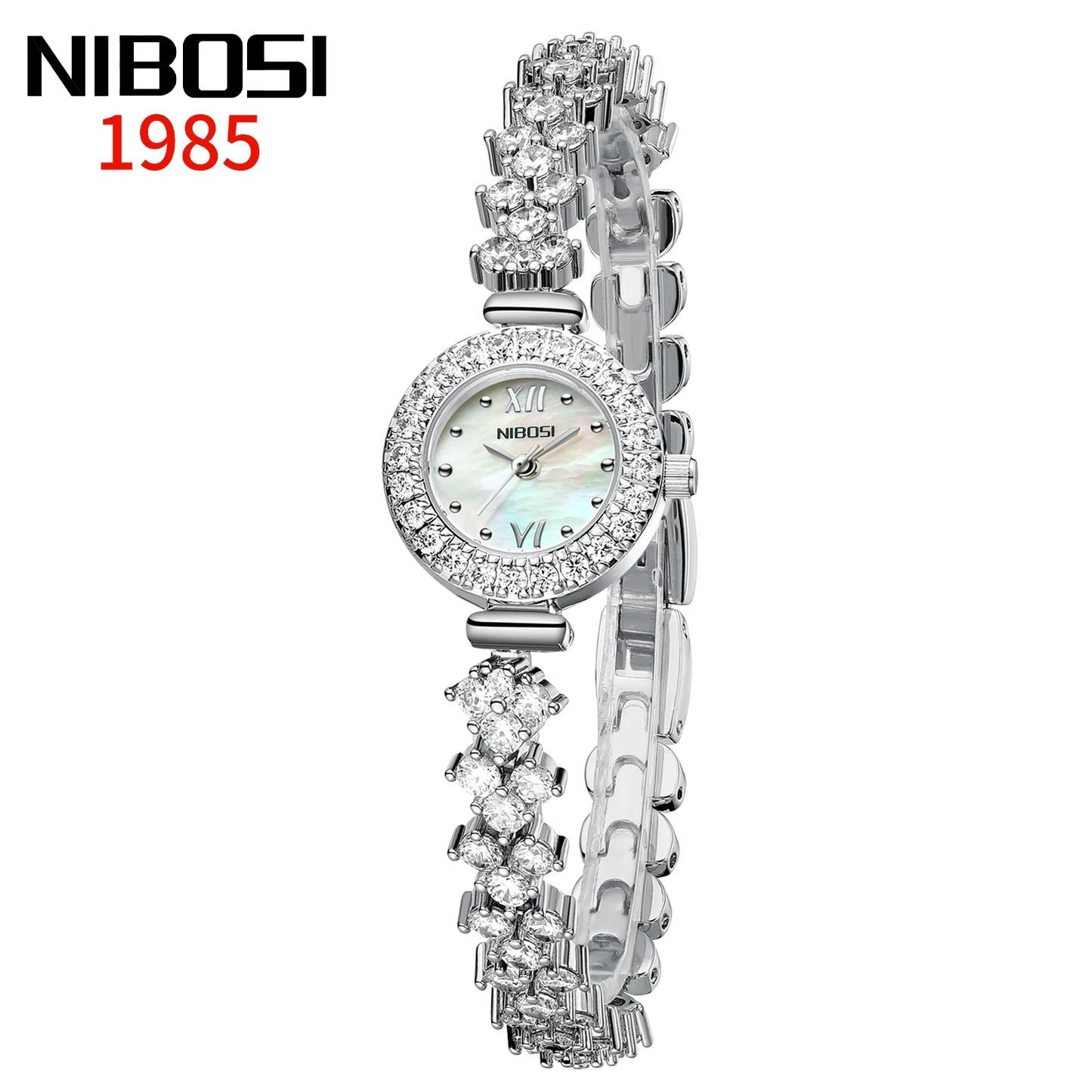 NIBOSI Luxury Women Watches Fashion Square Quartz Watch Casual Women Watch Business Diamond Ladies Clock Relogio Feminino