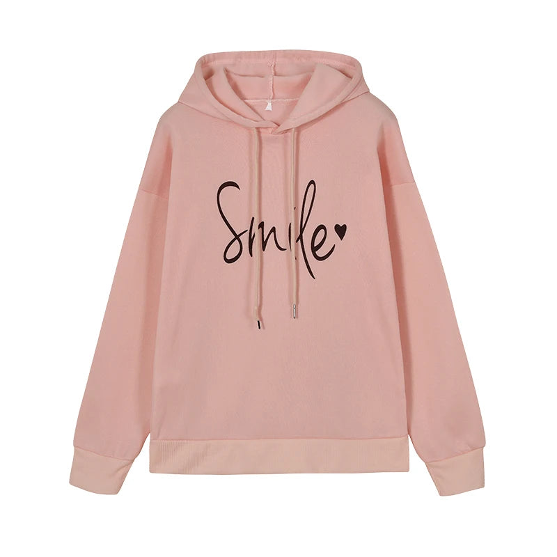 Fashion Trend Pullover Simple Round Neck Shirt Long-sleeved Lettered Loose Sweater