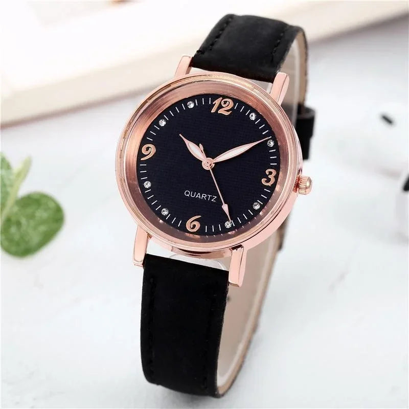 Watches for Women Leather Band Luxury Watches Quartz Watch Casual Bracelet Watch for Women