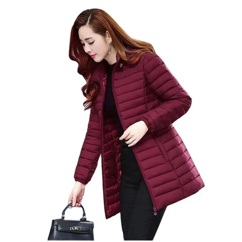 Veste d'hiver pour femme, manteau à capuche amovible, nouveau manteau coréen en coton épais, long, slim et chaud, vêtements d'extérieur pour femmes, 6XL,