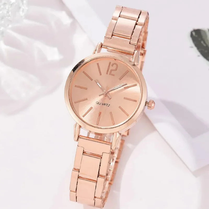 Montre de golf à Quartz pour femmes, bracelet en acier inoxydable, montre-bracelet de luxe pour étudiantes, cadeau, livraison directe