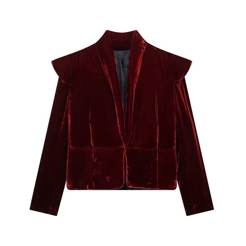 Manteau en velours de coton pour femme, ceinture, simple boutonnage, col en V, manches longues, poche, veste, épaulette de bureau, vêtements d'extérieur pour femme