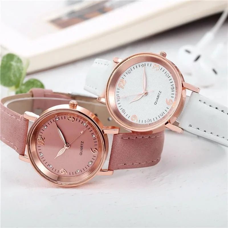 Watches for Women Leather Band Luxury Watches Quartz Watch Casual Bracelet Watch for Women