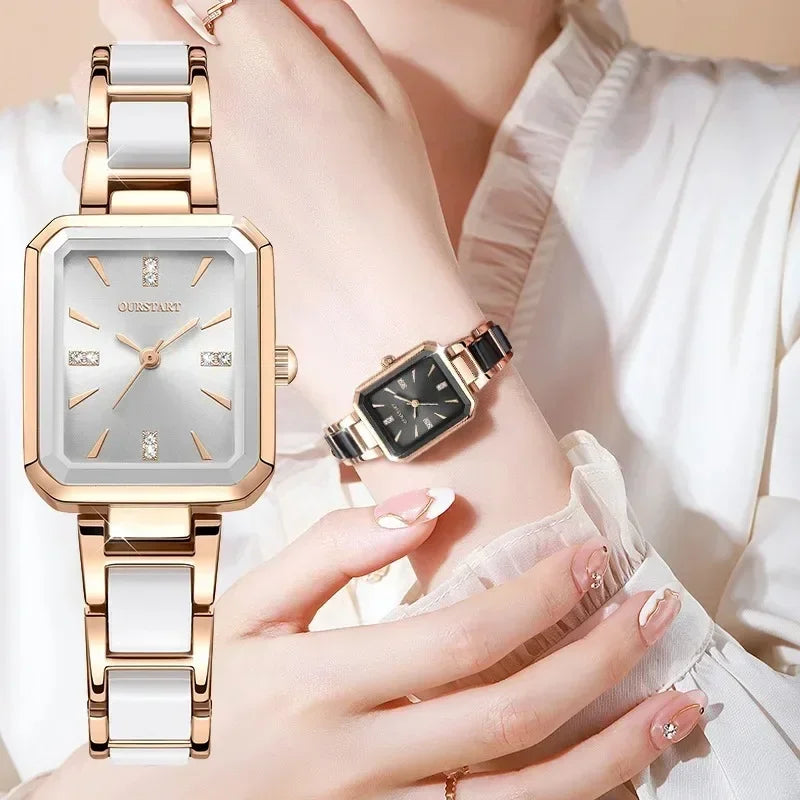 Women Watch Light Luxury Brand Stainless Steel Ladies Business Watches Female Student Fashion Quartz Wristwatches