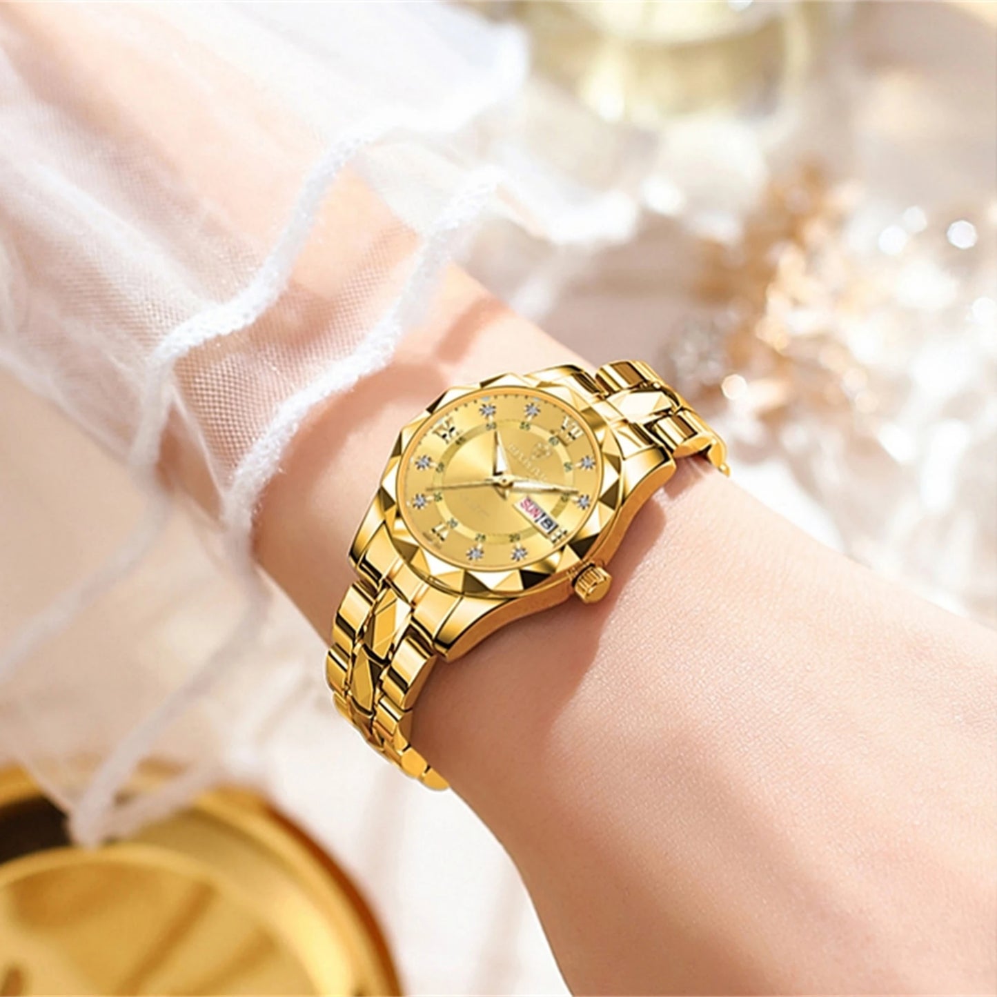 Original Design Women Watches Fashion Japan Quartz Movement Stainless Steel Rose Gold Waterproof Wrist watches relogio feminino