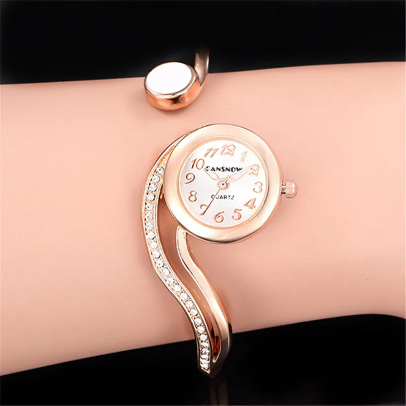 UTHAI Women's Watch Fashion Diamond Strap Small dial Ladies Bracelet Watch Girls High end Jewelry Wristwatches