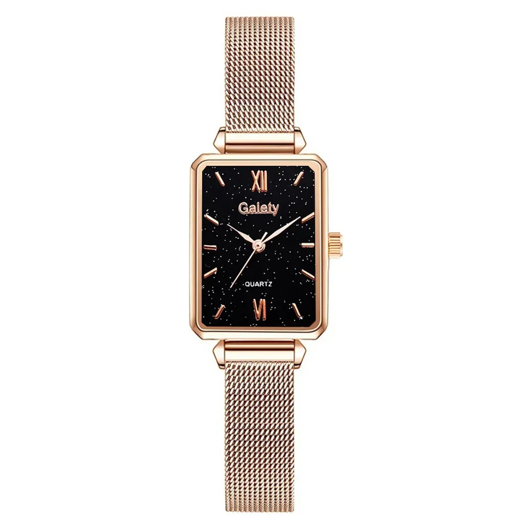 Women Watch Light Luxury Brand Stainless Steel Ladies Business Watches Female Student Fashion Quartz Wristwatches