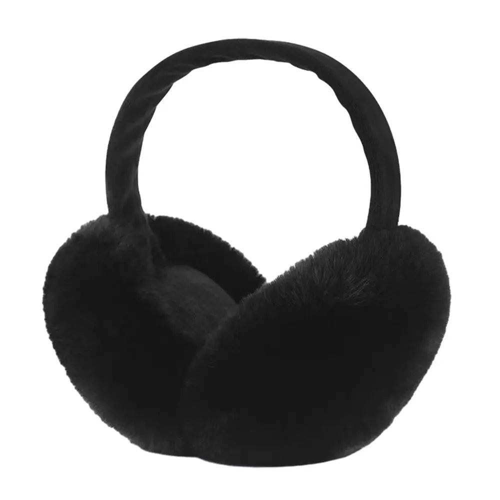 Fashion Winter Foldable Warm Ear Muffs Fluffy Cosy Thicken Warm Plush Earmuffs Soft Casual Ear Protection Ear Muffs