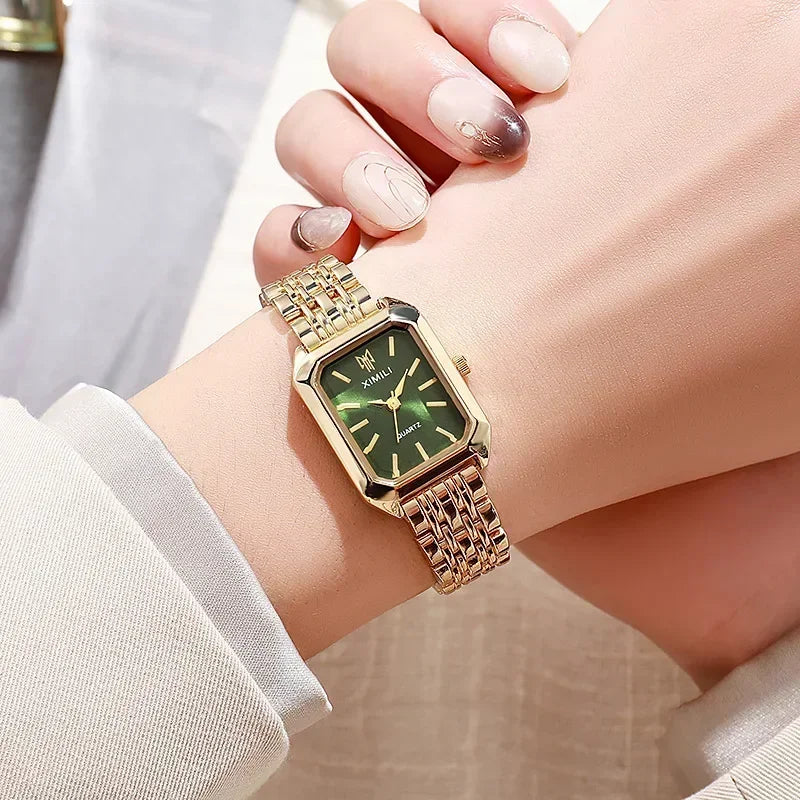 Women Watch Light Luxury Brand Stainless Steel Ladies Business Watches Female Student Fashion Quartz Wristwatches