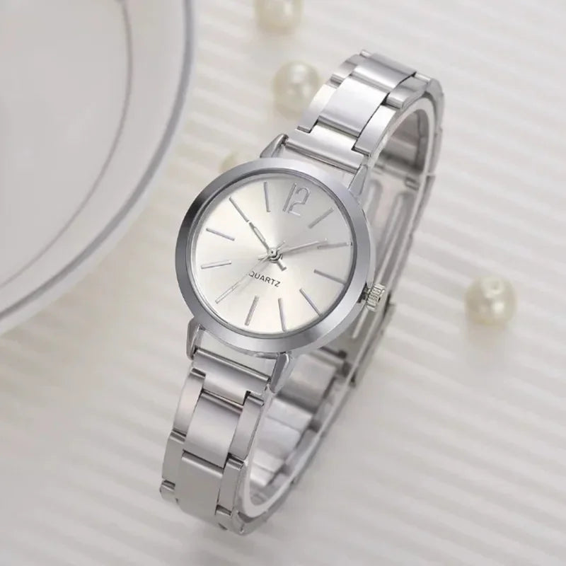 Montre de golf à Quartz pour femmes, bracelet en acier inoxydable, montre-bracelet de luxe pour étudiantes, cadeau, livraison directe