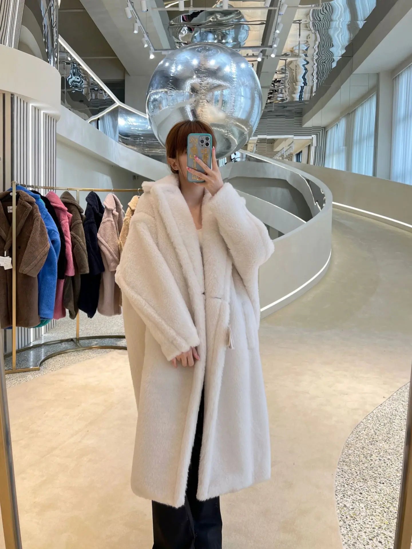 Teddy Bear Coat Women Winter Alpaca Loose Warm Coat Camel Wool Coat Female Classic Casual Lapel Milk White Oversized Loose Coat