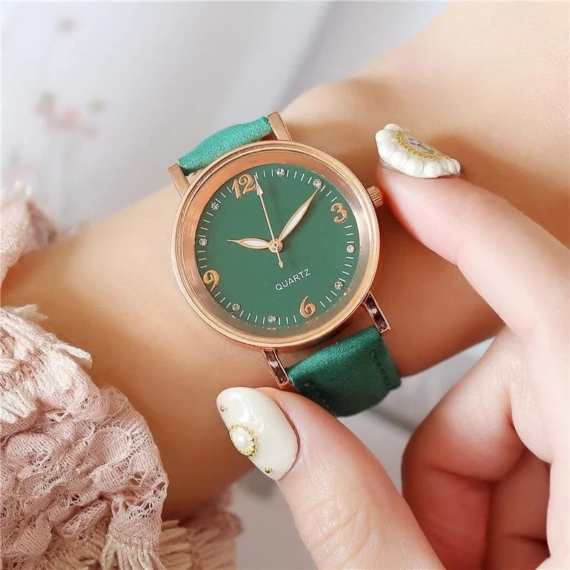 Watches for Women Leather Band Luxury Watches Quartz Watch Casual Bracelet Watch for Women