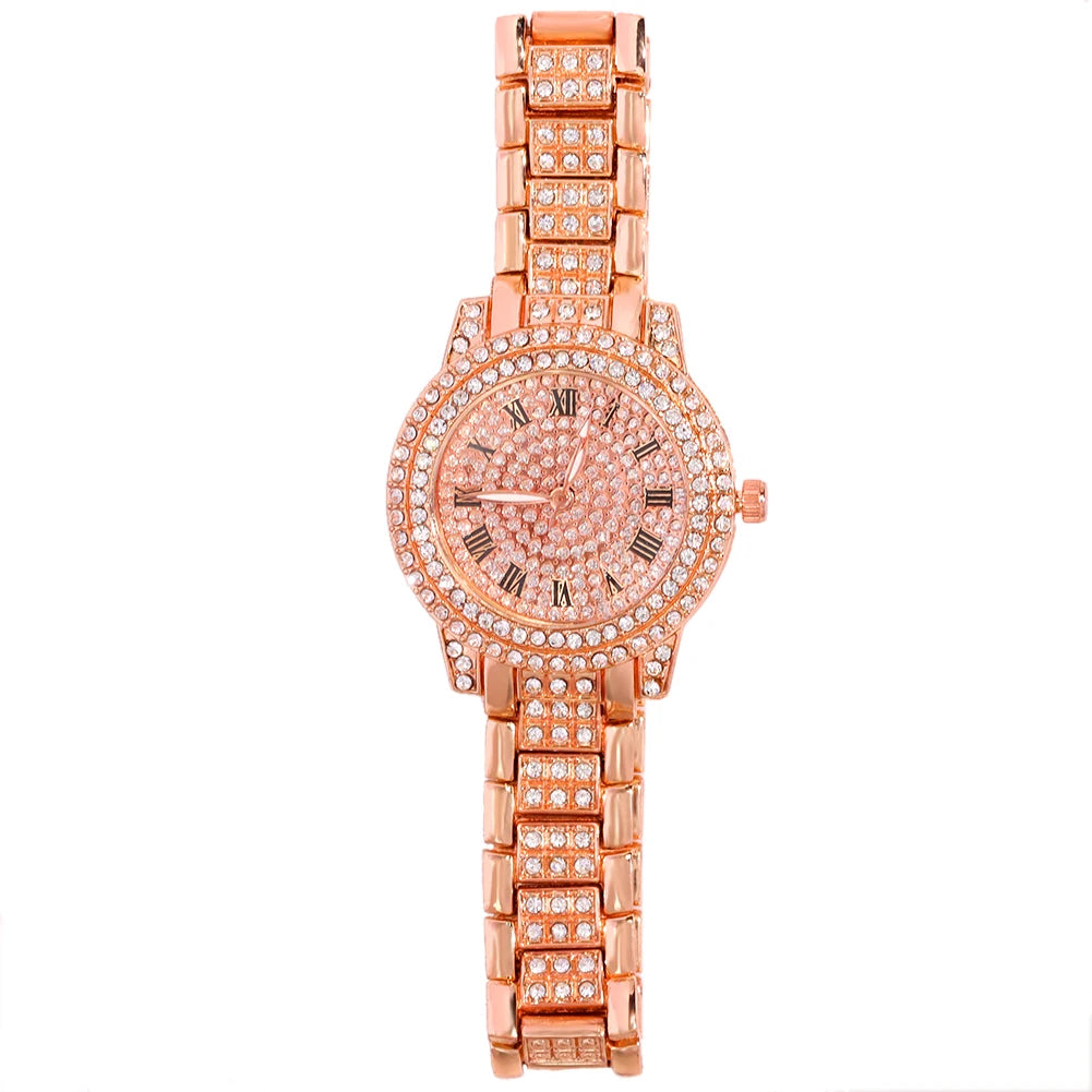 Montres à la mode entièrement glacées pour hommes et femmes, montre carrée en acier inoxydable, strass de luxe, montre à quartz carrée, cadeau de fête Hip Hop