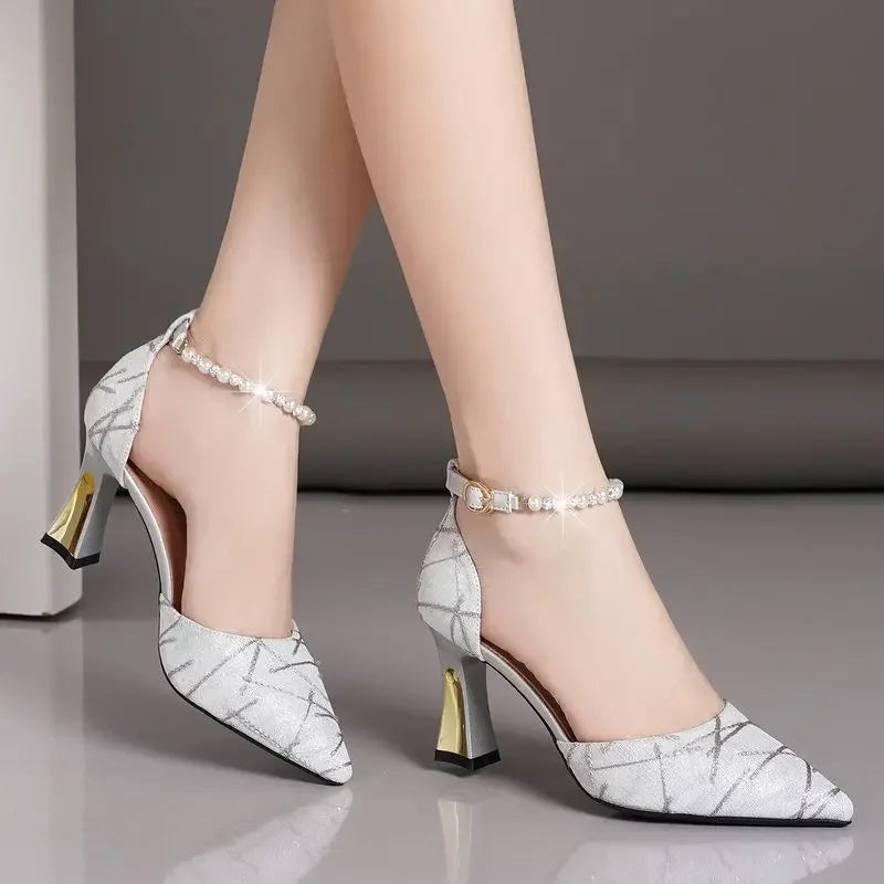 Women Sandals Summer Fashion High Heels Women Sandals Comfortable Sexy Hot Shoes for Women Casual Lightweight Designer Sandals