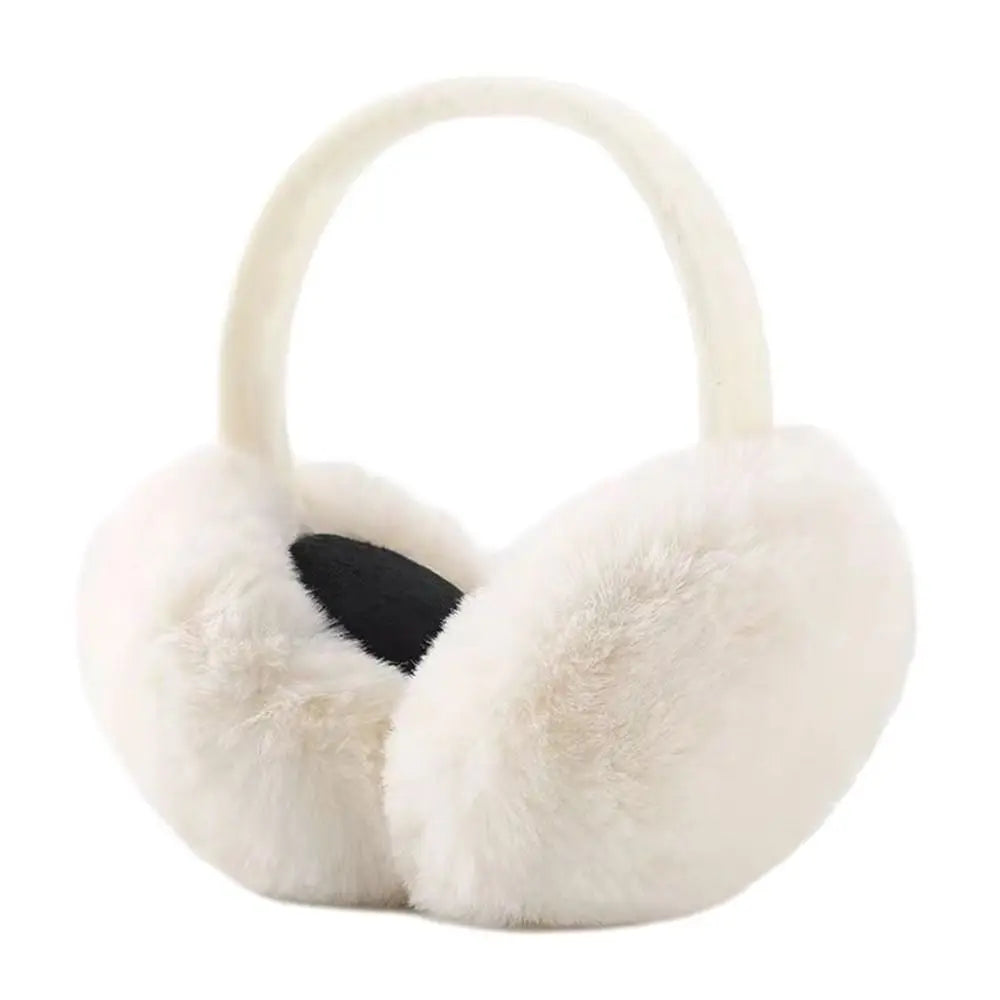 Fashion Winter Foldable Warm Ear Muffs Fluffy Cosy Thicken Warm Plush Earmuffs Soft Casual Ear Protection Ear Muffs