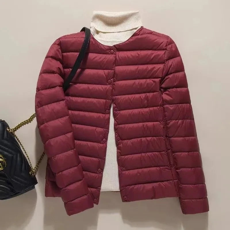 Nouvelle Automne Hiver Femmes Courtes Doudoune En Coton Femmes Parkas Mince Doublure Légère Manteau Chaud Femme Décontracté Vêtements D'extérieur Dame Top