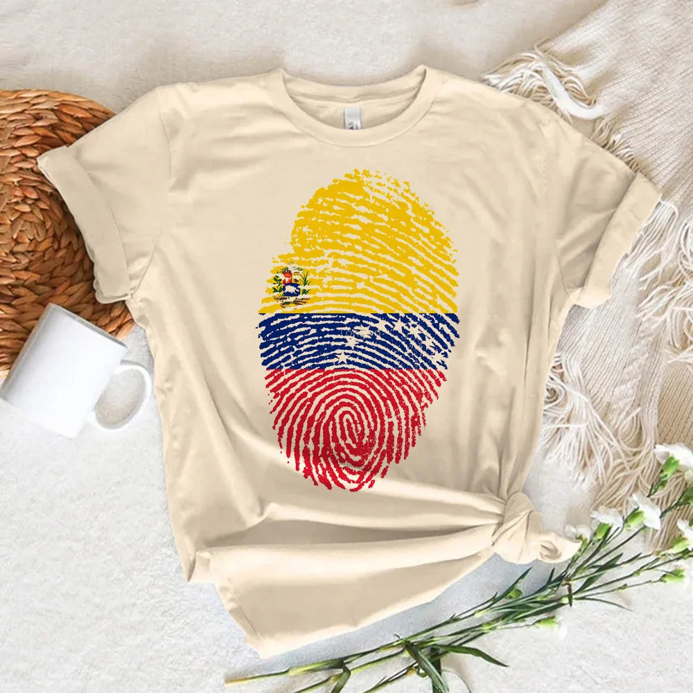 Venezuela tshirt women harajuku Japanese manga t shirt girl y2k funny manga clothing