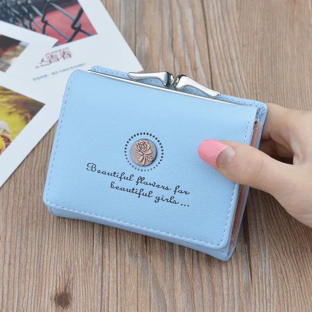 Small Women Wallet Short Women's Wallet Card Holder Girls Mini Woman Fashion Lady Coin Purse for Female Clutch Bag