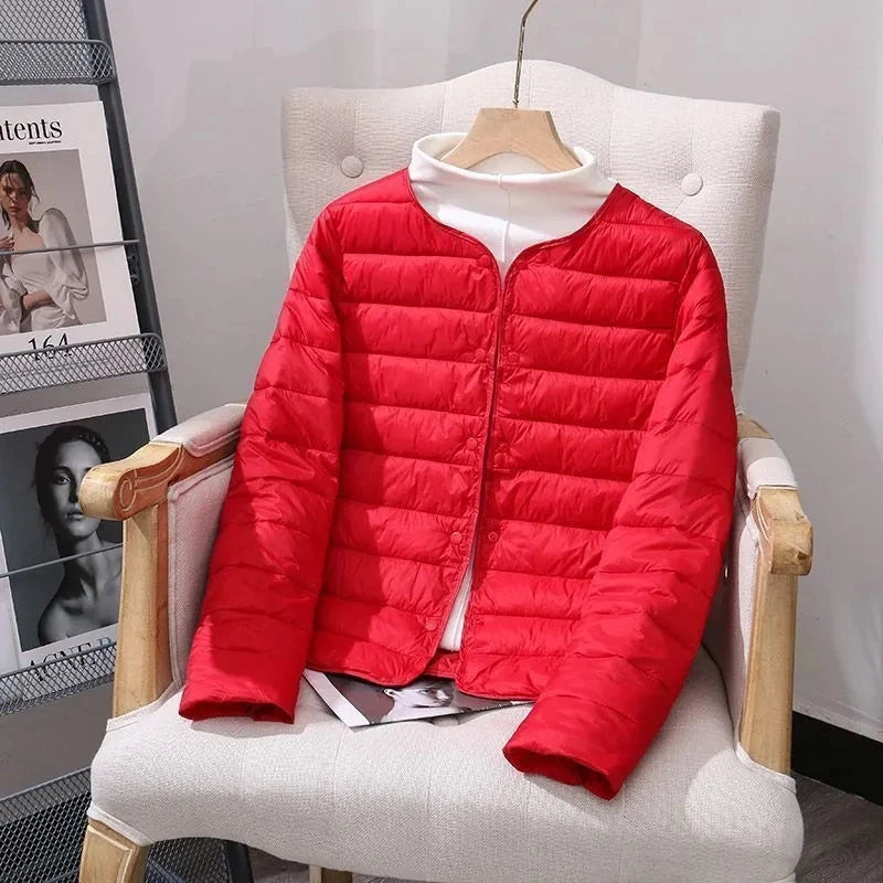 Nouvelle Automne Hiver Femmes Courtes Doudoune En Coton Femmes Parkas Mince Doublure Légère Manteau Chaud Femme Décontracté Vêtements D'extérieur Dame Top