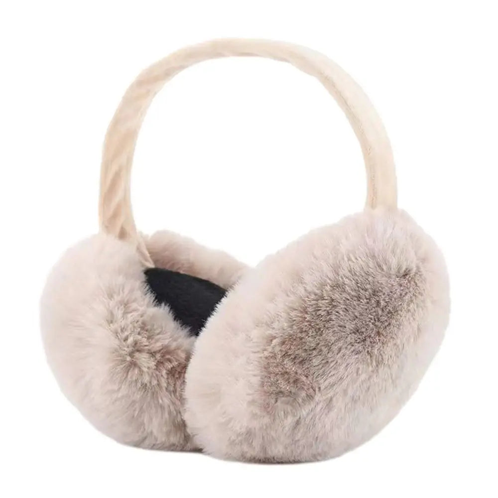 Fashion Winter Foldable Warm Ear Muffs Fluffy Cosy Thicken Warm Plush Earmuffs Soft Casual Ear Protection Ear Muffs