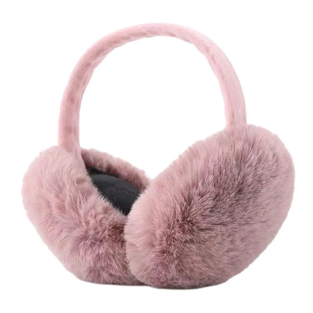 Fashion Winter Foldable Warm Ear Muffs Fluffy Cosy Thicken Warm Plush Earmuffs Soft Casual Ear Protection Ear Muffs