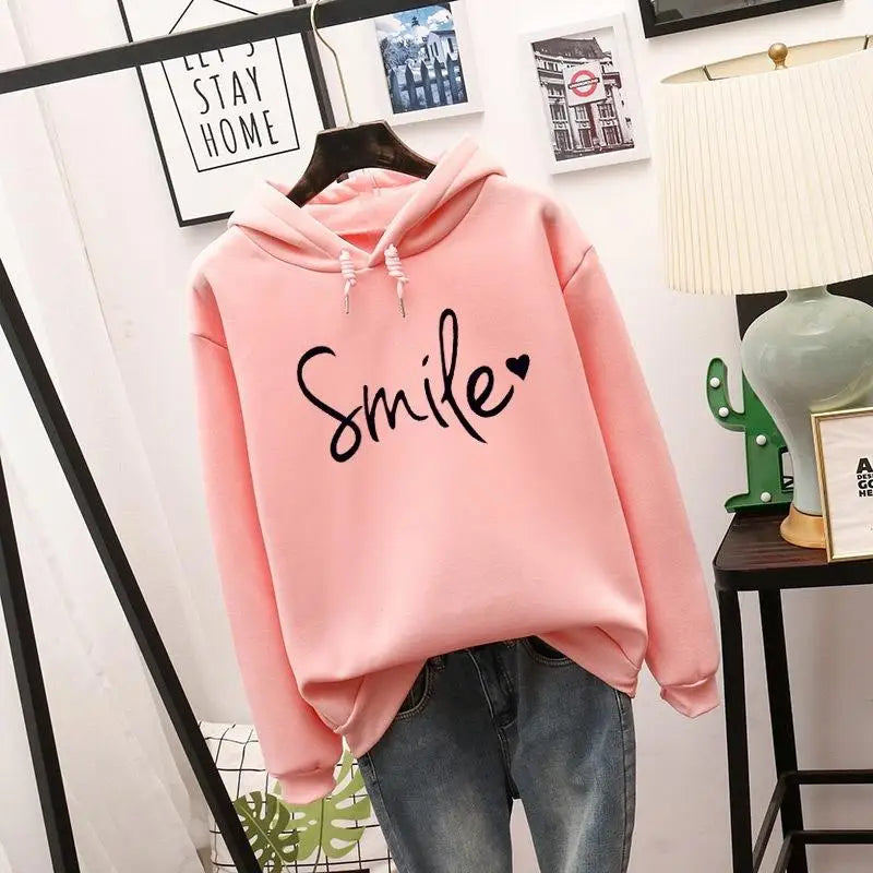 Fashion Trend Pullover Simple Round Neck Shirt Long-sleeved Lettered Loose Sweater