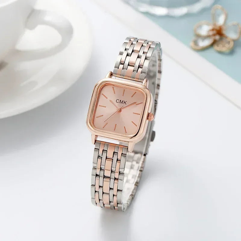 Women Watch Light Luxury Brand Stainless Steel Ladies Business Watches Female Student Fashion Quartz Wristwatches