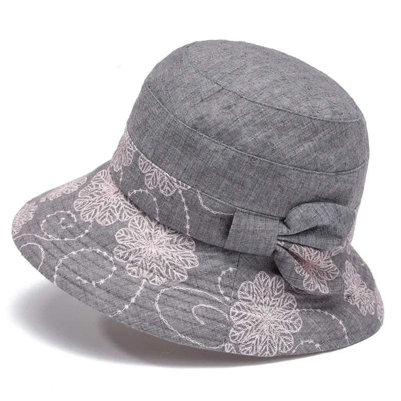 Women Bucket Hat Summer Hat Panama for Women Visor Sun Protection UV Bucket Hat Beach Panama Jean Hat Collapsible Cap